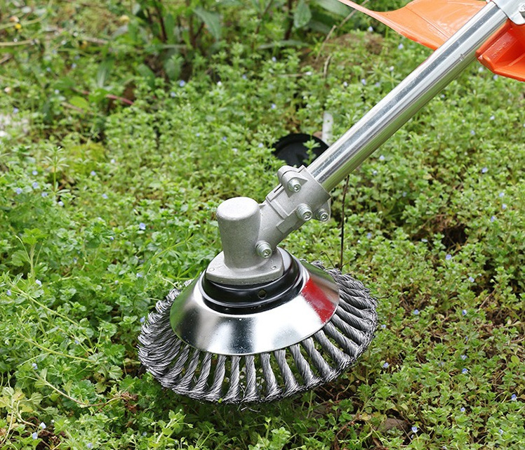 6inch Steel Wire Weeding Brush for Cut Glass