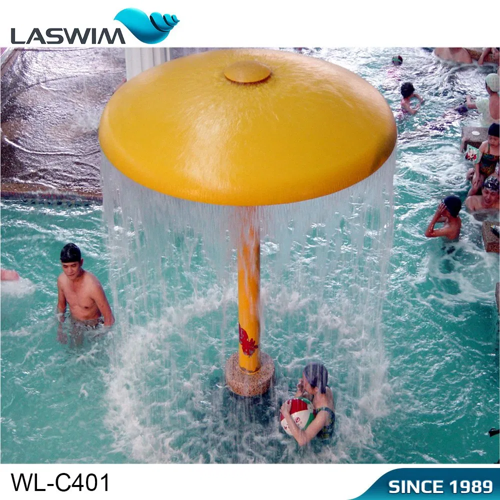 Stainless Steel Swimming Pool Fountain Water Descent Waterfall