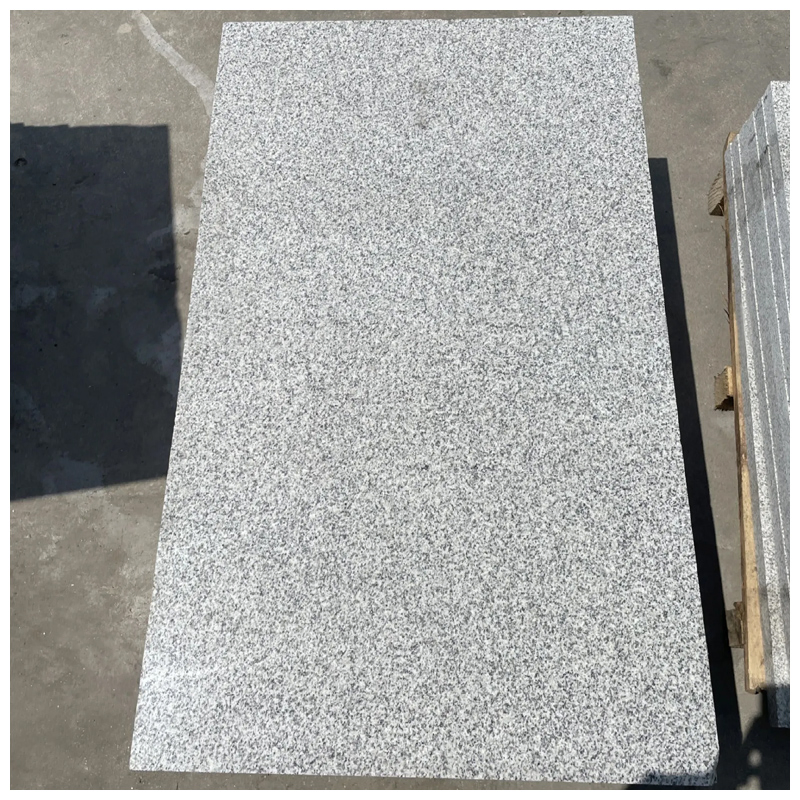 Chinese White Granite G603 Flamed Brushed Tiles