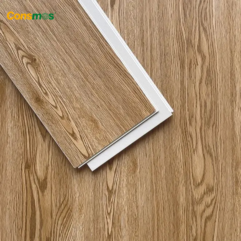 4mm 5mm 6mm 7mm 8mm Wood Grain Piso Vinilico Spc Click Interlocking Flooring Tiles Vinyl Plank Floor