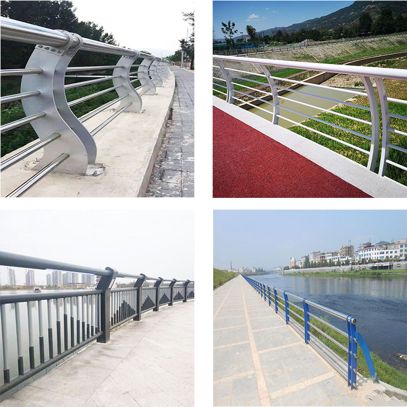Highway Guardrail Roadway Steel Expressway Rack Guardrail Parking Roadside Bridge Road Fence