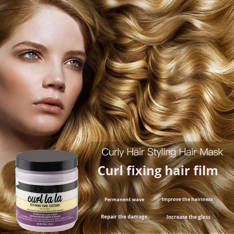 Cangty ODM OEM Wholesale Deep Hydrates Styling Hair Curly Cream 511ml Enhance Shine Permanent Hair Curling Cream for Natural Hair