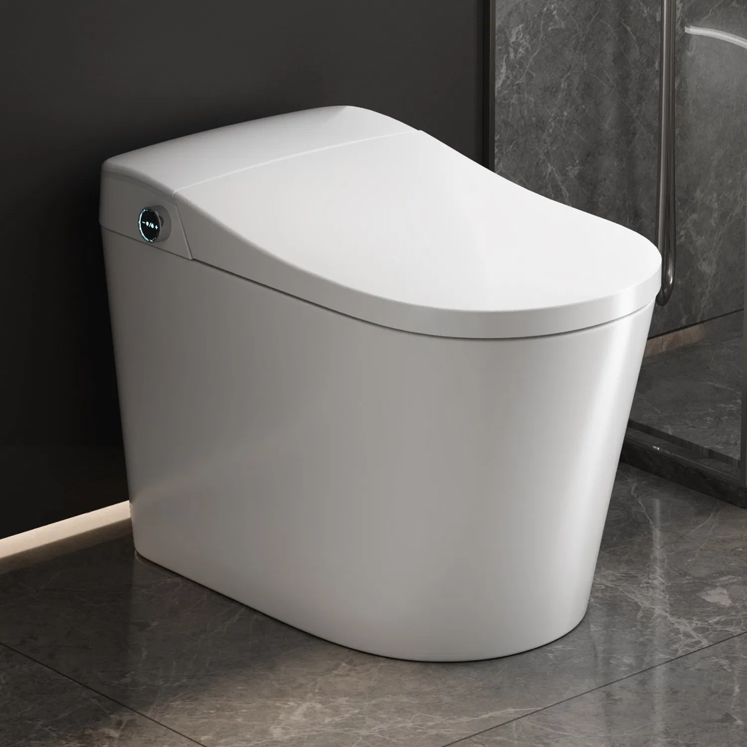 Infrared Electronic One Piece Smart Bidet Intelligent Toilet Bathroom Commode Automatic Ceramic Bathroom Wc Smart Toilet