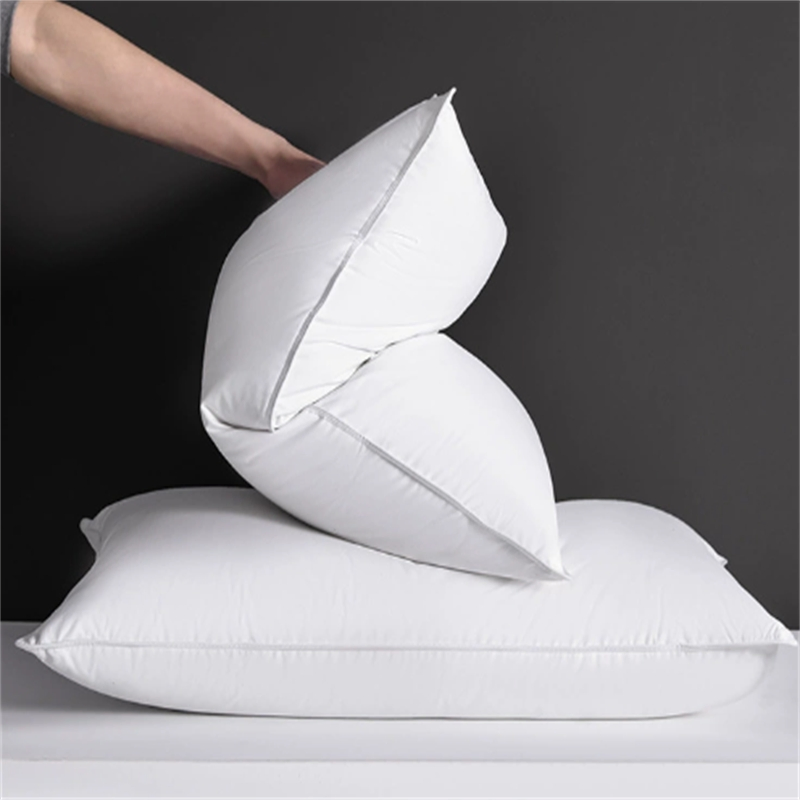 Hotel Quality White Goose Down Feather Bed Pillow Queen King Size Pillow
