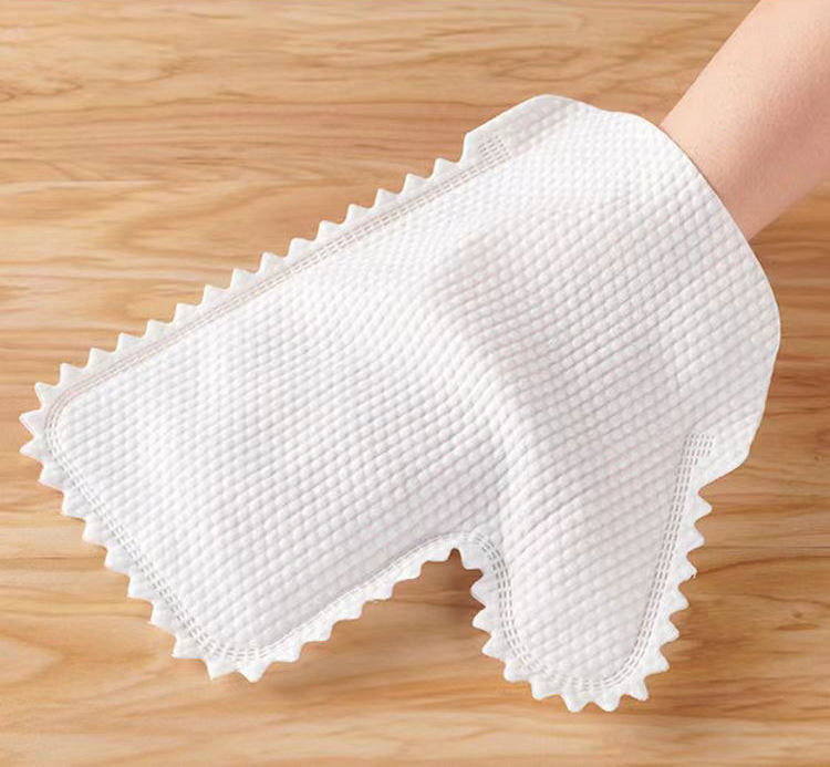 New Arrivals High Quality Non Woven Needle Punched Household Cleaning Mittens Disposable Wet and Dry Mitten for Dust Removal