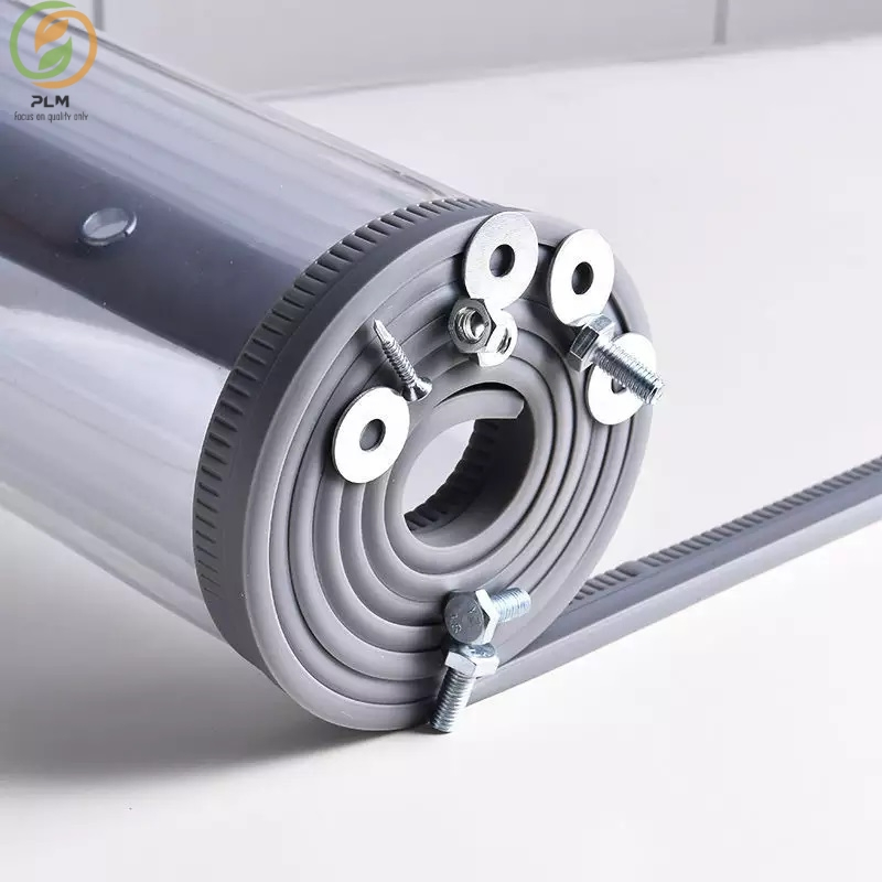 Magnetic PVC Strip Door Curtain Winter Insulated Door Curtain Panel PVC Thermal Insulated Door Curtain for Outdoor, Balcony