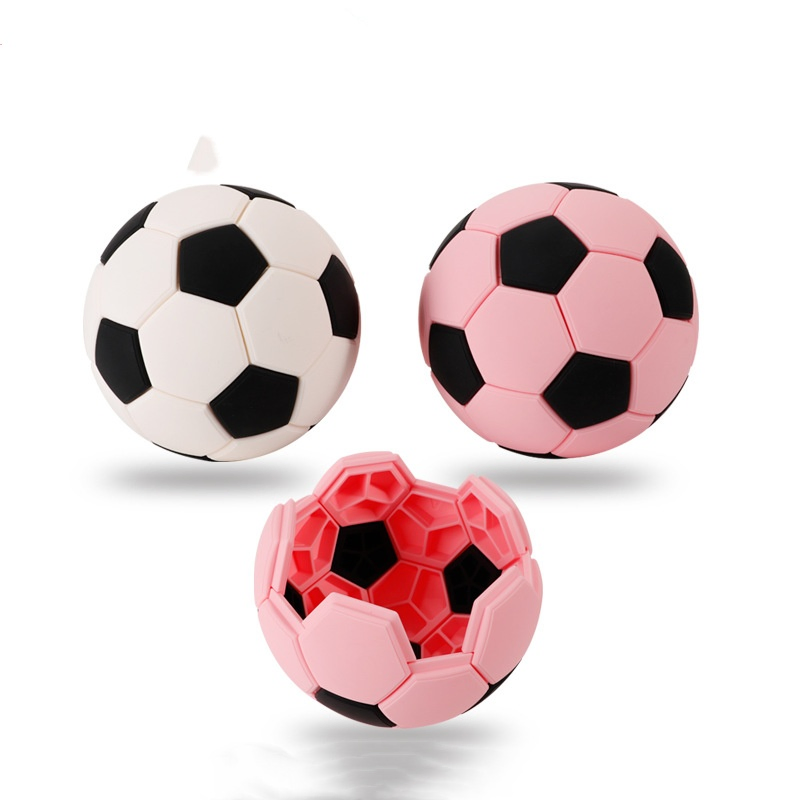 Educational Factory Direct Safety Food Grade Football Tenon Splicing Silicone Toys