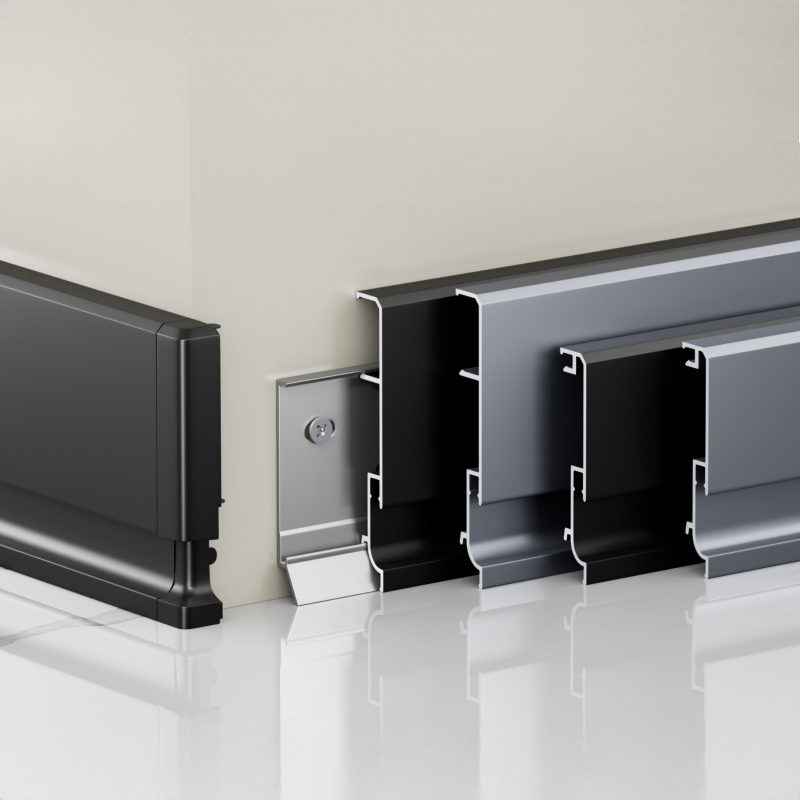 Customizable Aluminum Skirting Board with Matte or Glossy Finish