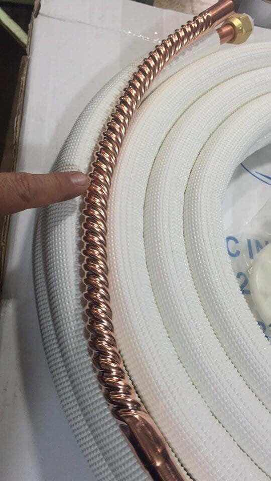 Best-Selling Refrigeration Grooved Copper Tube Manufacture for Air Conditioner Parts