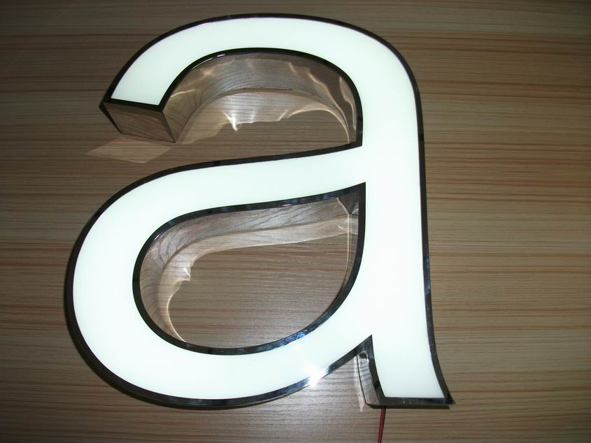 LED DOT Matrix Letter, Stainless Steel Advertising LED Display Billboard