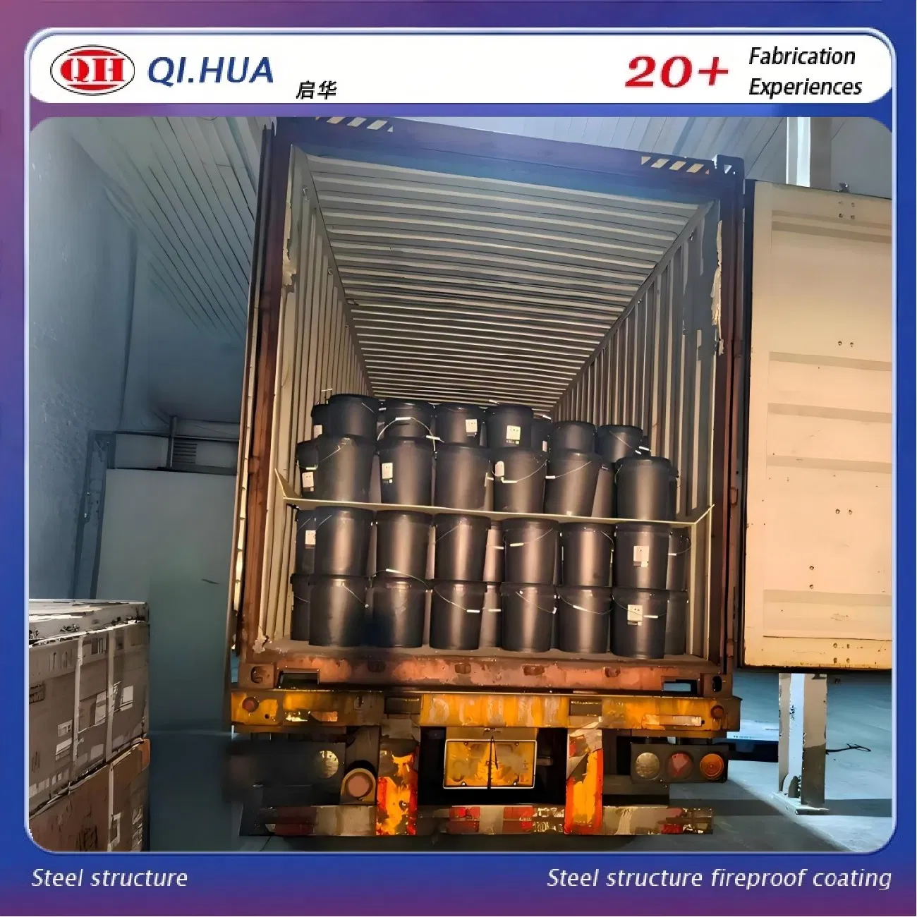 Non-Toxic Water Solution Intumescent Thin Film Fireproof Coating for Steel Structure