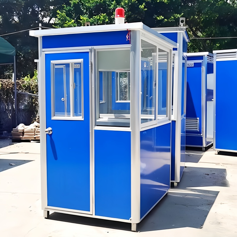 1.2m/1.5m/2.5m Outdoor Steel Structure Luxury Modular Mobile Modern Portable Prefab Sentry Box for Prefabricated Kiosk Security Guard House