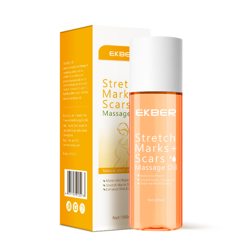 Custom Privated Label Repairing Moisturizing Stretch Mark Removal Oil Treatment Stretch Marks Anti Body Stretch Marks Oil
