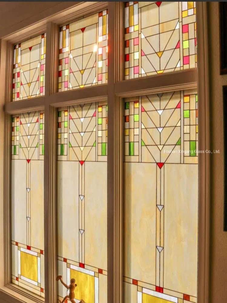 Cathedral Stained Glass for Doors/Windows /Wall Decorations
