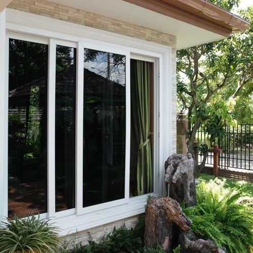 Double Hinged Windows Casement /Sliding Window UPVC Profile Factory