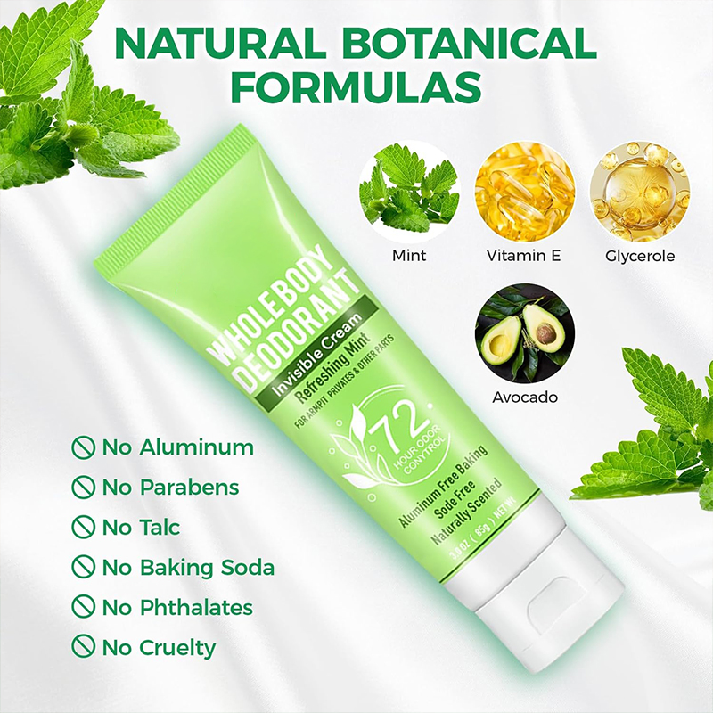 Beauty Cosmetics Underarm Antiperspirant Deodorant Advanced Formula Refreshing Antiperspirant Deodorant Cream