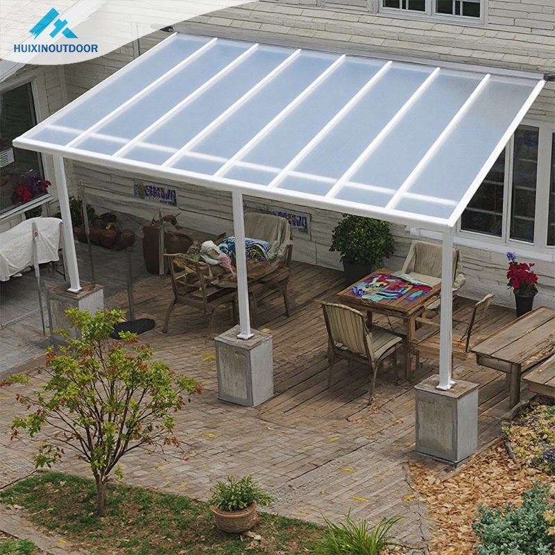 Flat Roof Patio Cover for Shade Pergola Canopy Awning