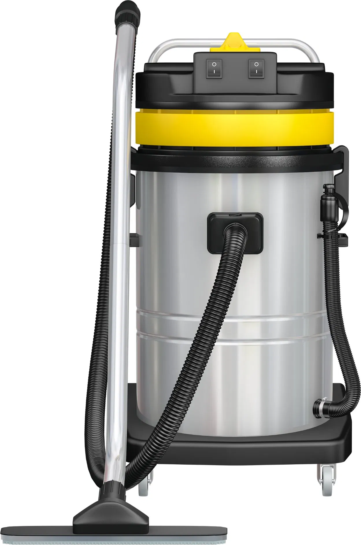 Commercial 60L 2000W Stainless Tank Wet and Dry Vacuum Cleaner