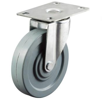 Hot Sales 4inch Swivel Top Plate Rubber Caster Wheel