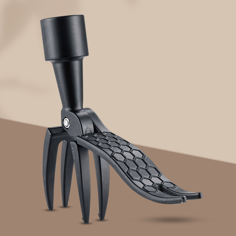 Weed Puller Removal Tool 4-Claw Steel Head Design Aluminum Anti-Rust Wbb15832