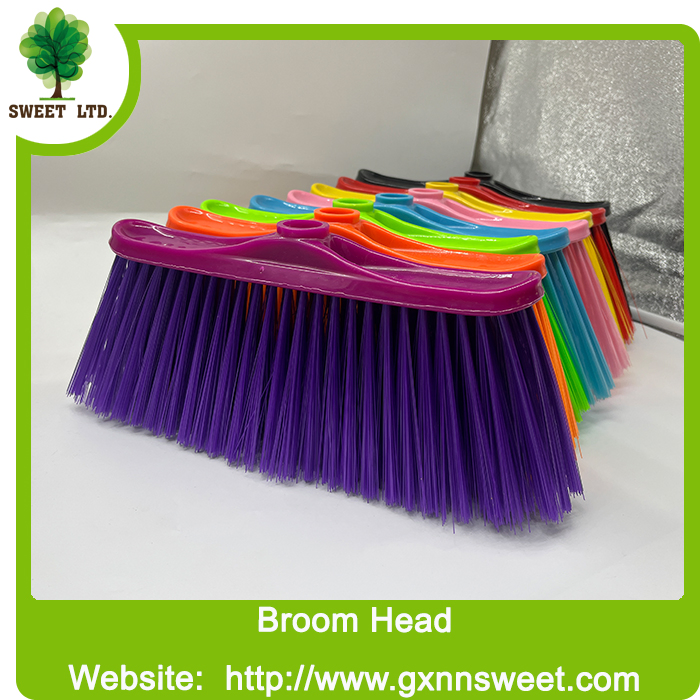 Household Cleaning Products Sweep Floor Custom Plastic Broom Head Brush