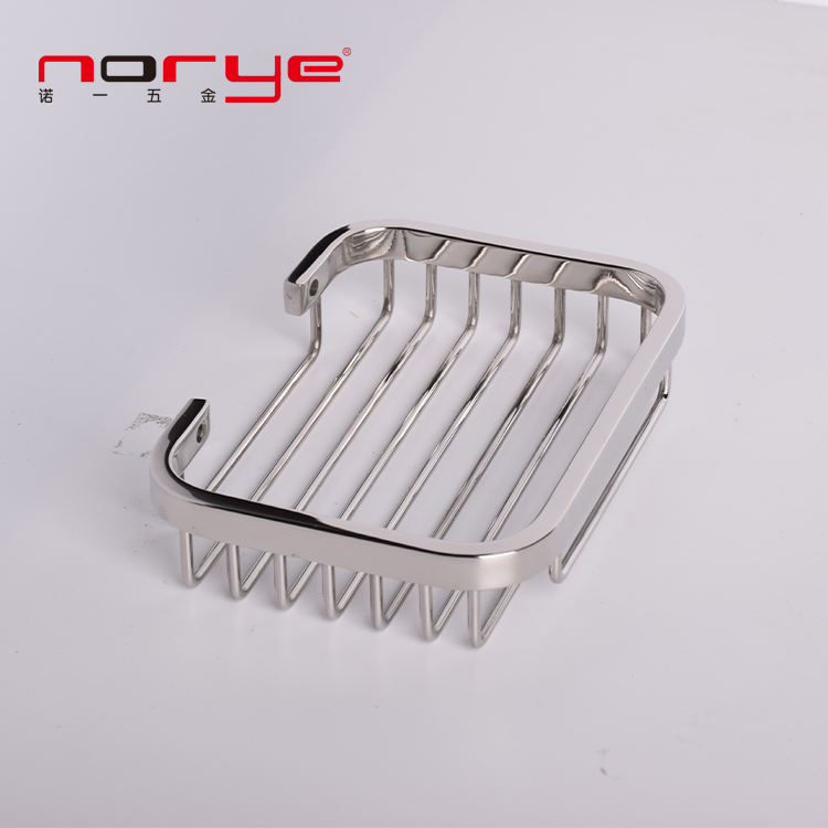 Wholesale Chrome Brass Stainless Steel Bath Loofah Soap Dish Holder