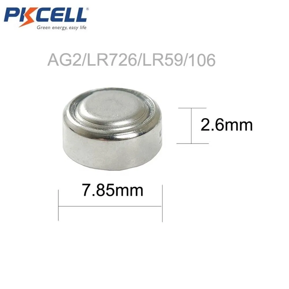 Батарейка-таблетка AG2 LR59 1.5V (упаковка блистер)