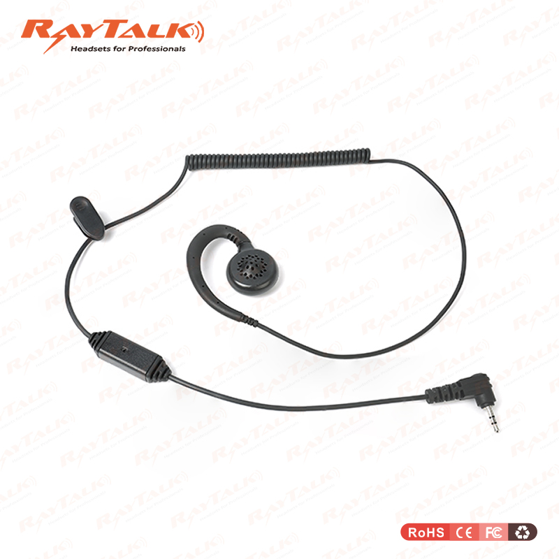 1-Wire C-Shape Swivel Earpiece Headset for Hytera Pd600, Pd685g