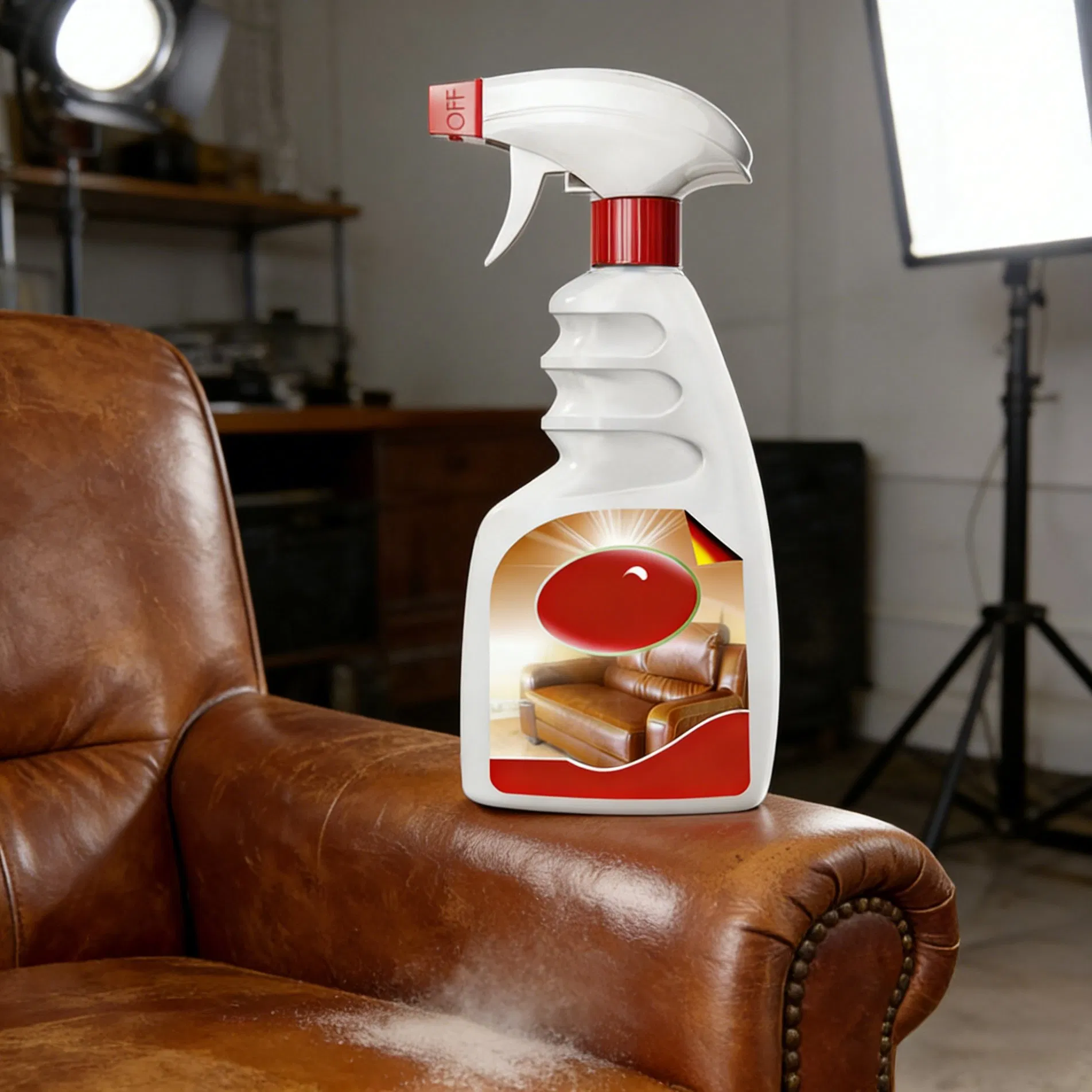 Professional Leather Cleaner Foam 500ml Deep Clean & Condition Leather Sofa Foam Spray