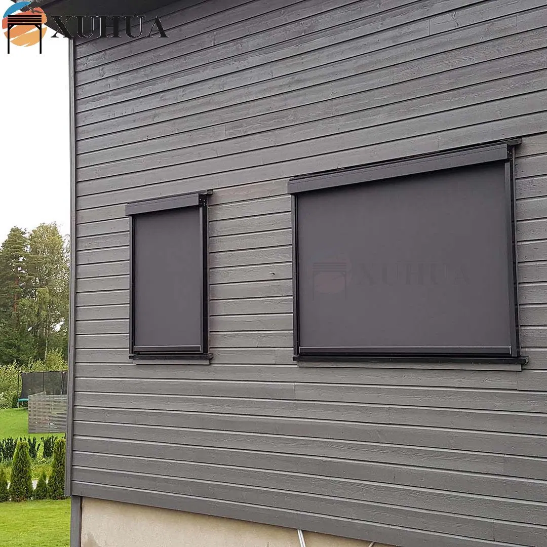 Xuhua Factory Customized Motorized Outdoor Roller Blind Zip Blind Electric Curtain Door