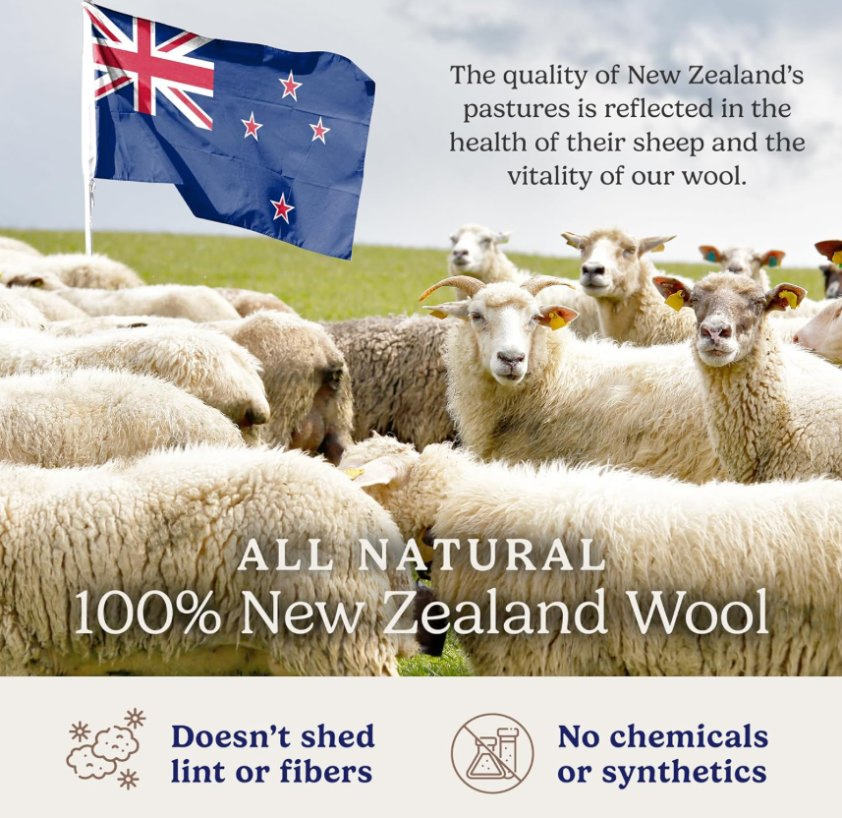 Reusable Natural Fabric Softener Handy Laundry Wool Dryer Balls