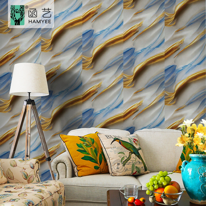 Wall Decor 3D Marble Tile Self Adhesive PVC Wall Sticker Peel and Stick Wall Tiles Wallpaper