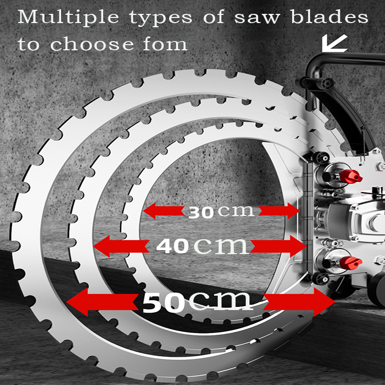 30cm 220V Handheld Concrete Cement Wall Floor Cutter Electric Ring Saw Cutting Machine