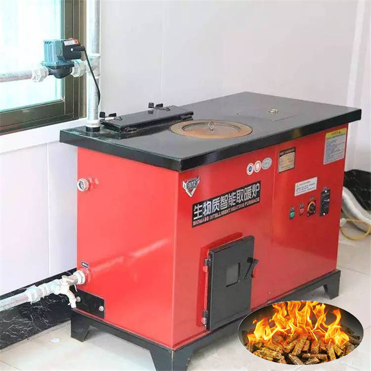 Biomass Pellet Wood Fuel Water Hydro Circulation Boiler Indoor Heating Stove