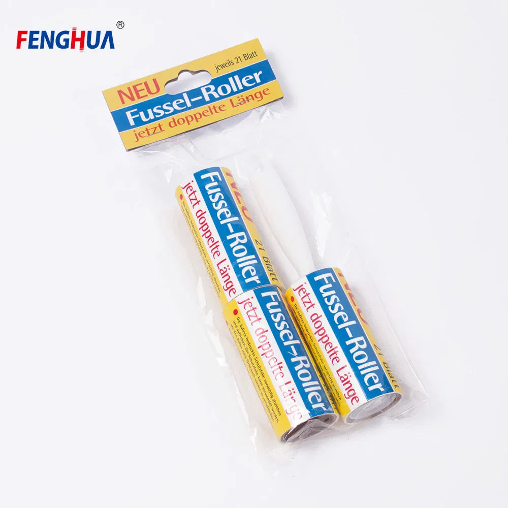 Sticky Per Hair Remover Cloth Clothes Cleaning Adhesive Spiral Tear Paper Lint Roller