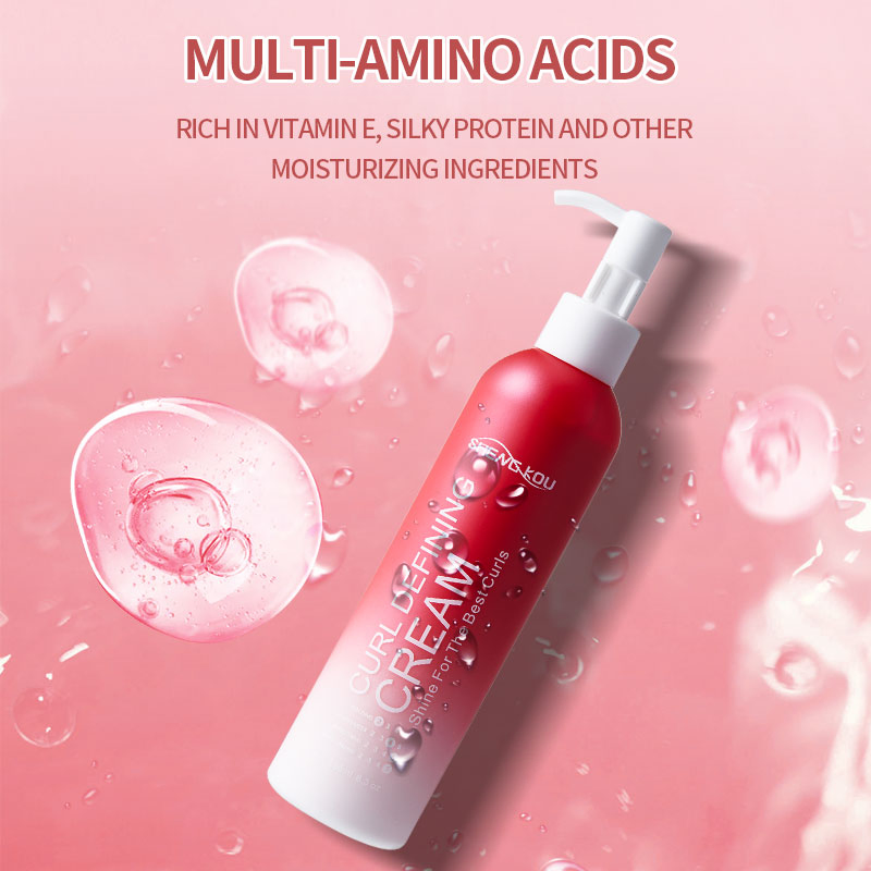 OEM Private Label Hair Styling Treatment Product Moisturizing Curl Enhancers Protein Curling Cream for Natural Hair