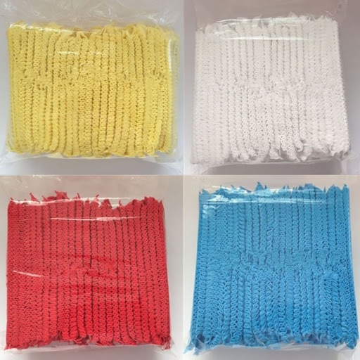 PP12GSM Double Elastic Disposable Head Cover Bouffant Cap 21''