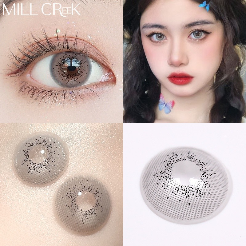 OEM Natural Grey Contacts Cosmetic Color Contact Lenses Beautiful Style Wholesale Yearly Disposable Colored Eye Contact Lens
