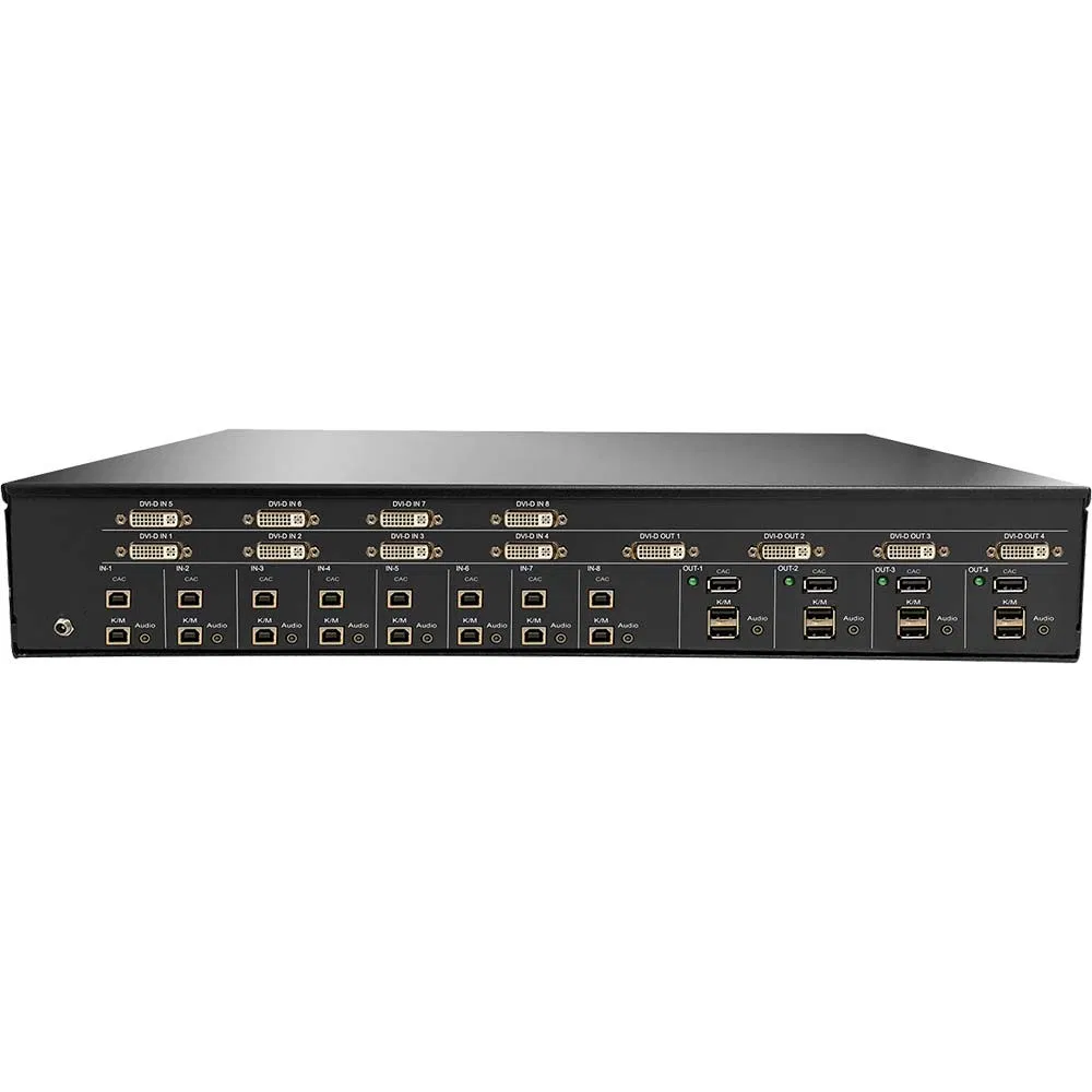 Матричный KVM-коммутатор 2x16 по Cat5/6, 1U