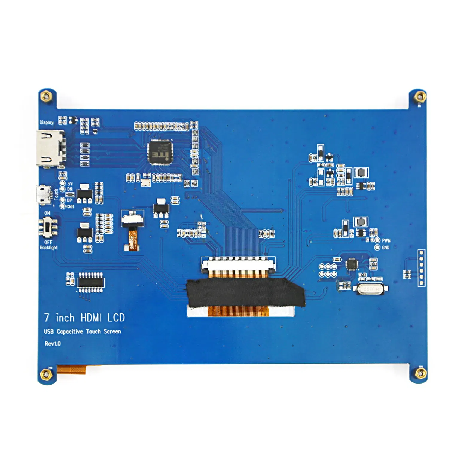 7 Inch 1024X600 Capacitive Touch LCD Display for Raspberry Pi