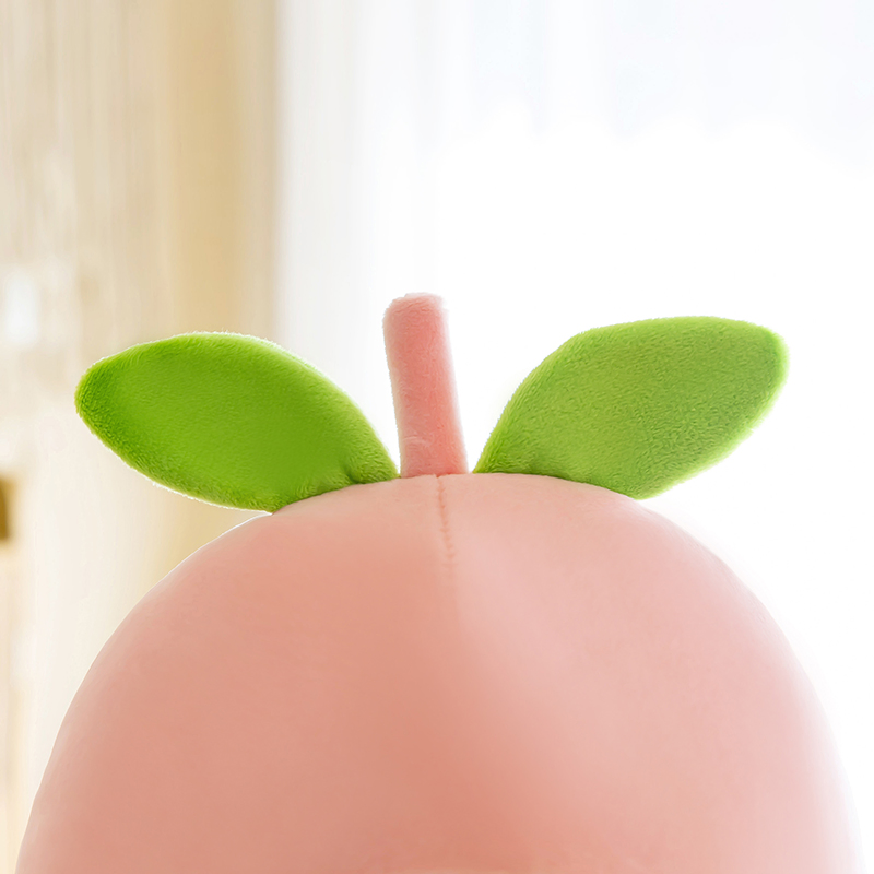 Competitive Price Decorative Cute Kids Plush Peach Shape Toys Pillow