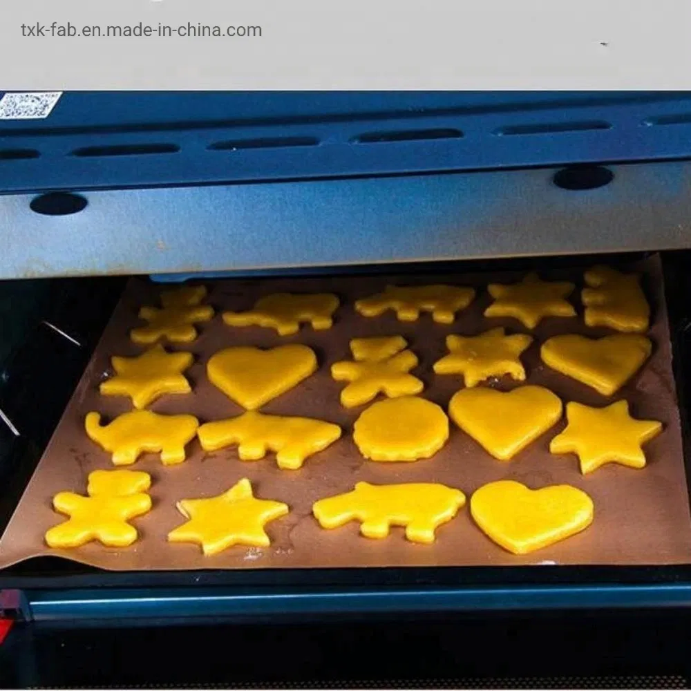 Nonstick Dishwasher Safe PTFE Fiber Glass Fabric for BBQ Grill Mat Sheet Liner