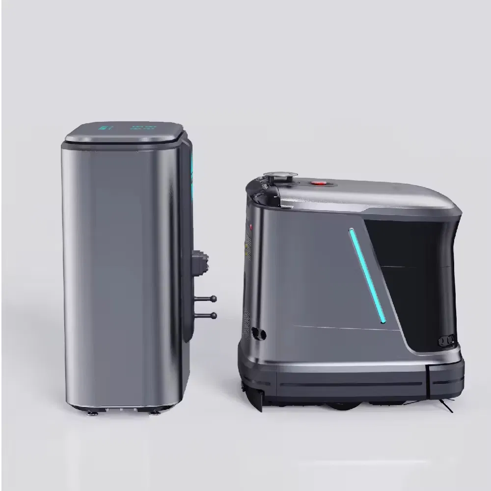 Auto Charging Smart Industrial Commercial Floor Scrubber Cleaner Machine Autonomous Floor Cleaning Equipment Robots