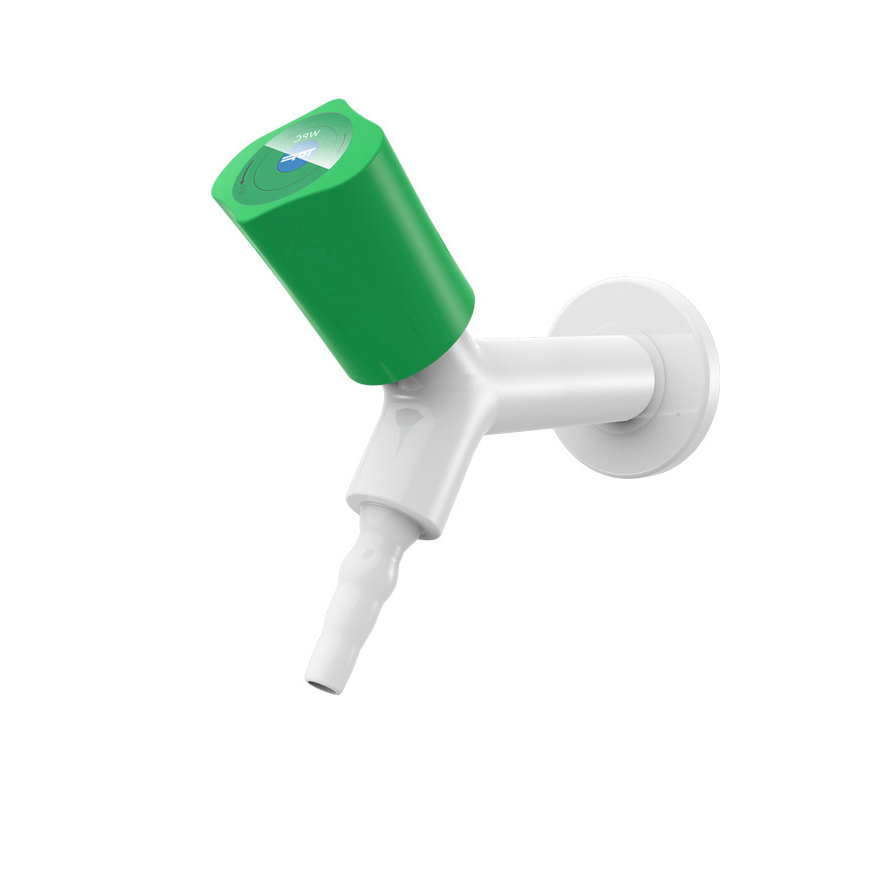 Wall Type Single Head Water Supply Faucet White