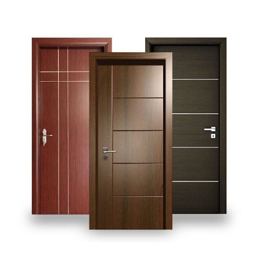 Custom Interior Modern Living Room Wooden Door for Houses Interior