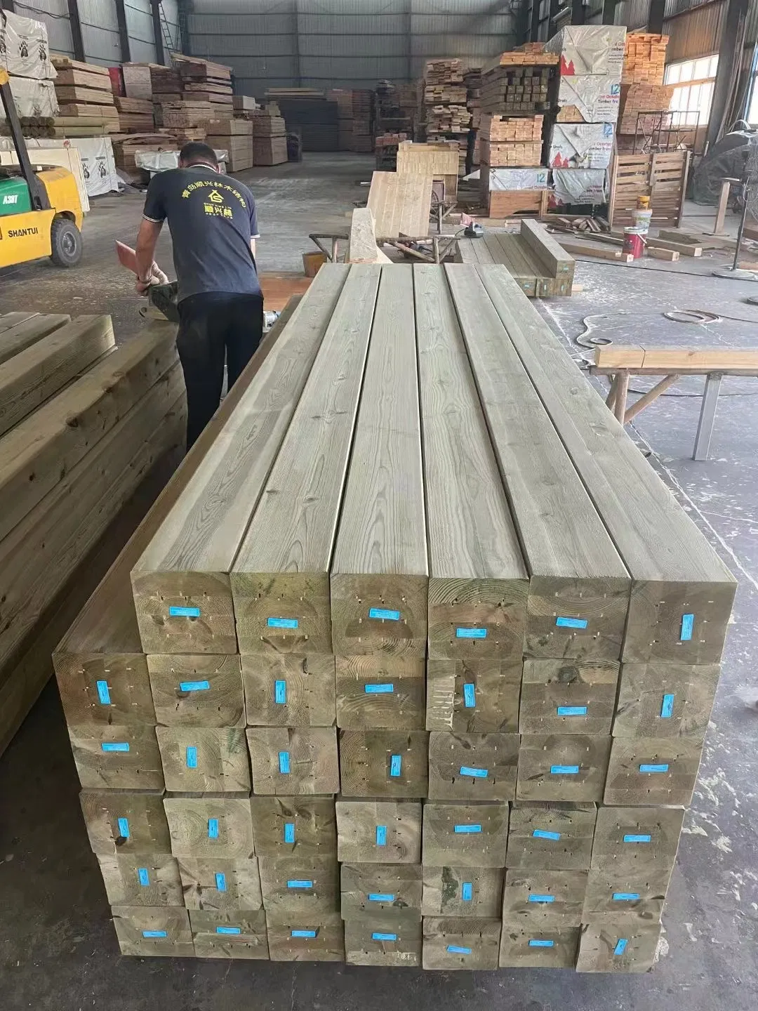 Solid Wood Long Size Column
