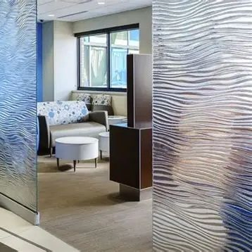 4mm, 5mm, 6mm Art Building Tinted Patterned Glass for Decoration/Bathroom/Door