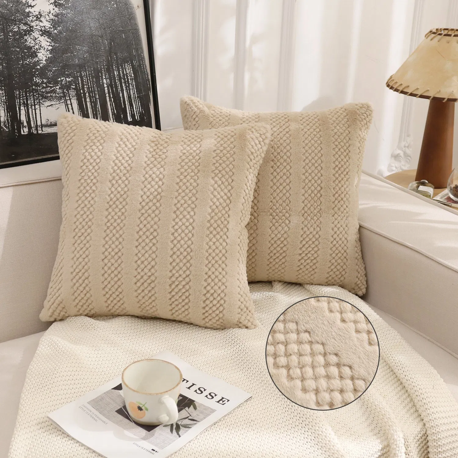 Wholesale New Style Velvet Pillow Cover Solid Color Throw Pillow Case Cover Soft Cushion Cover for Home Decoration