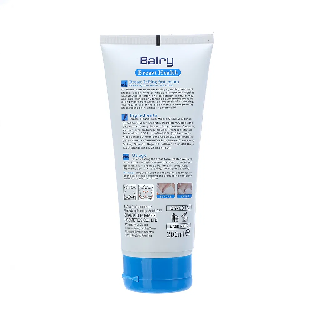 Balry Wholesale Bust Enhancement Firming Lifting Breast Care Cream 200ml