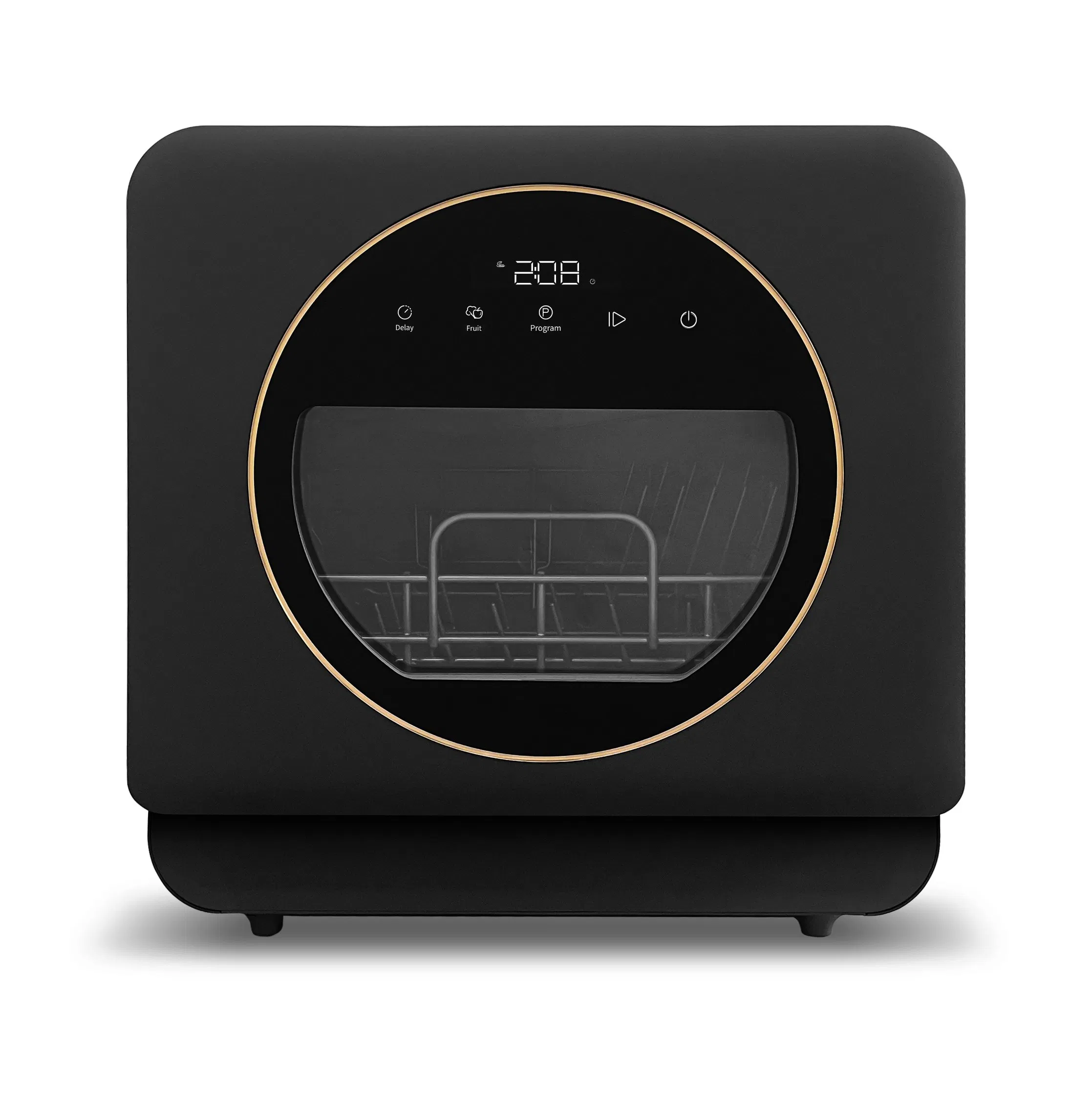 Portable Mini Tabletop Dishwasher, with 6 Major Washing Functions and 83-Hour Long-Term Preservation